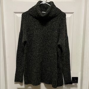 Backdrop | Oversized | Chunky | Cowl/Turtleneck | Black/Brown | Sweater | Size S